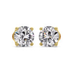 Yellow Gold Diamond Studs